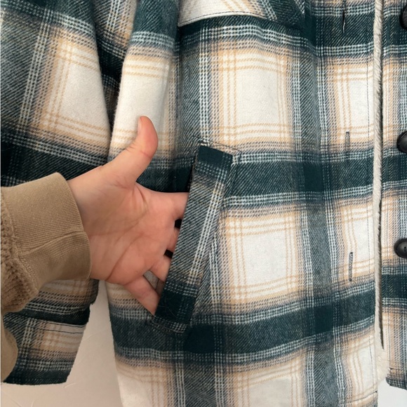 Plaid Button-Up Jacket - Picture 4 of 5